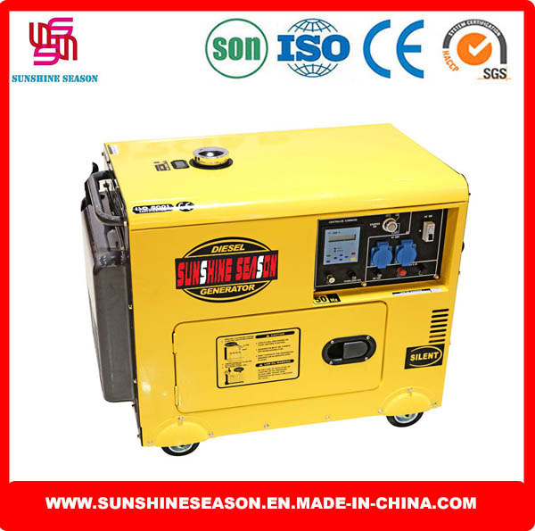 6kw Silent Design Diesel Generator for Home & Power Supply
