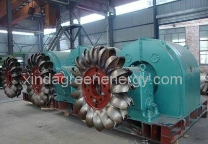 Impulse Hydraulic Turbine Generator for Power Station