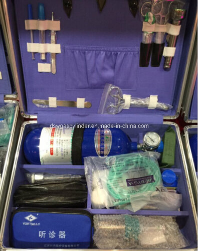 1L Portable Medical Oxygen Cylinder and Emergency Accessories