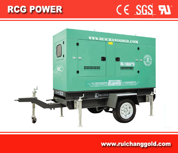 100kVA Trailer Generator Powered by Deutz Engine