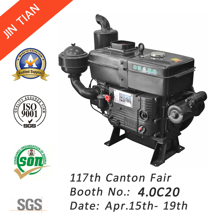 Powerful 25HP Electric Start Single Cylinder Diesel Engine (Jt28)