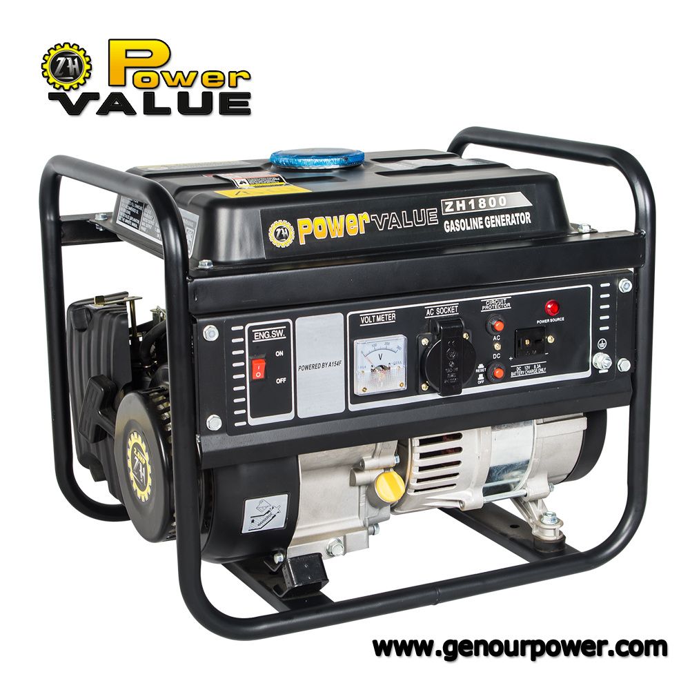 Chinese Generator 154f 1kVA Gasoline Generator 100% Copper Single Phase Small Generator