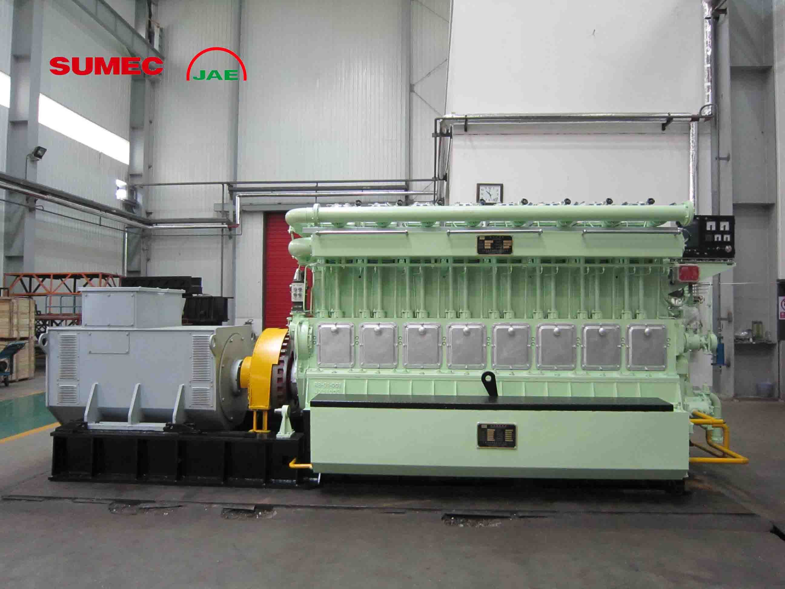 JAE 600rpm Gas Generator Set (300-2000KW) Since 1943