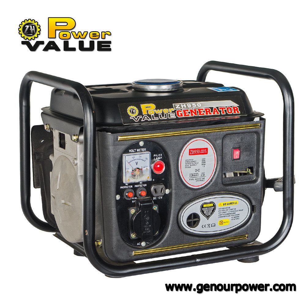 Portable Gasoline Generator 650W, 950 DC Gasoline Generator