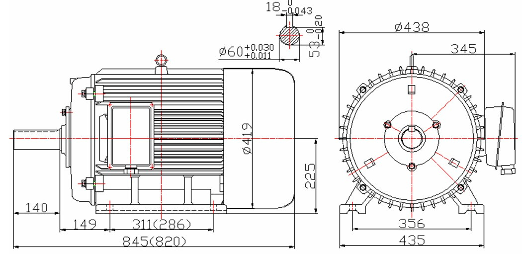 1500rpm Permanent Magnet Generator 50kw 50Hz