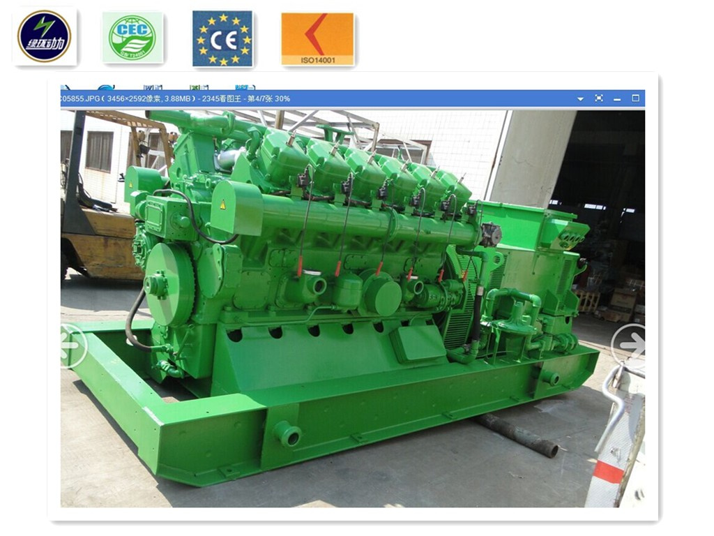 500kw Natural Gas Generator/500kw Biogas Genset/500kw Propane Generator with Water-Cooled