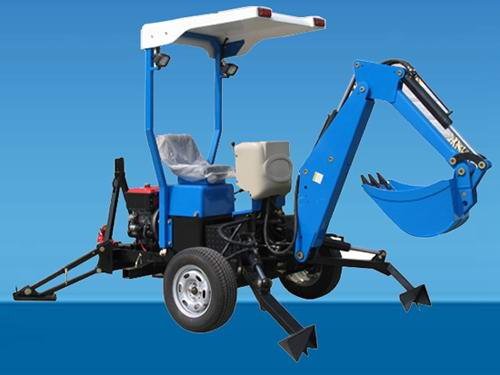 Towable Backhoe with Diesel Engine (XL-BH-001, German technology and standard)