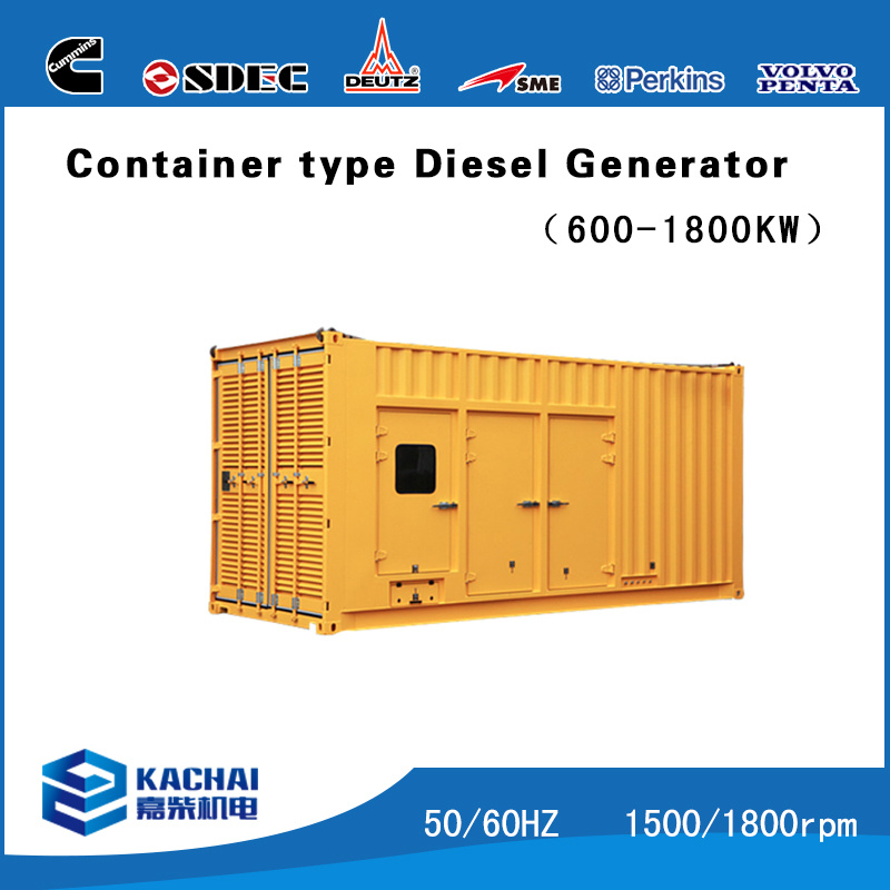 Diesel 1000kVA Engine Soundproof Generator with Cummins Engine