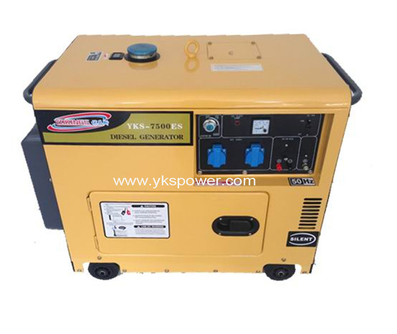Jiangsu Youkai 5.5kw Small Air-Cooled Diesel Generator