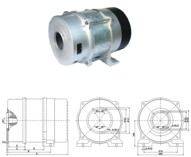 8.5-23kw Sine Wave Alternators (QFB270B)