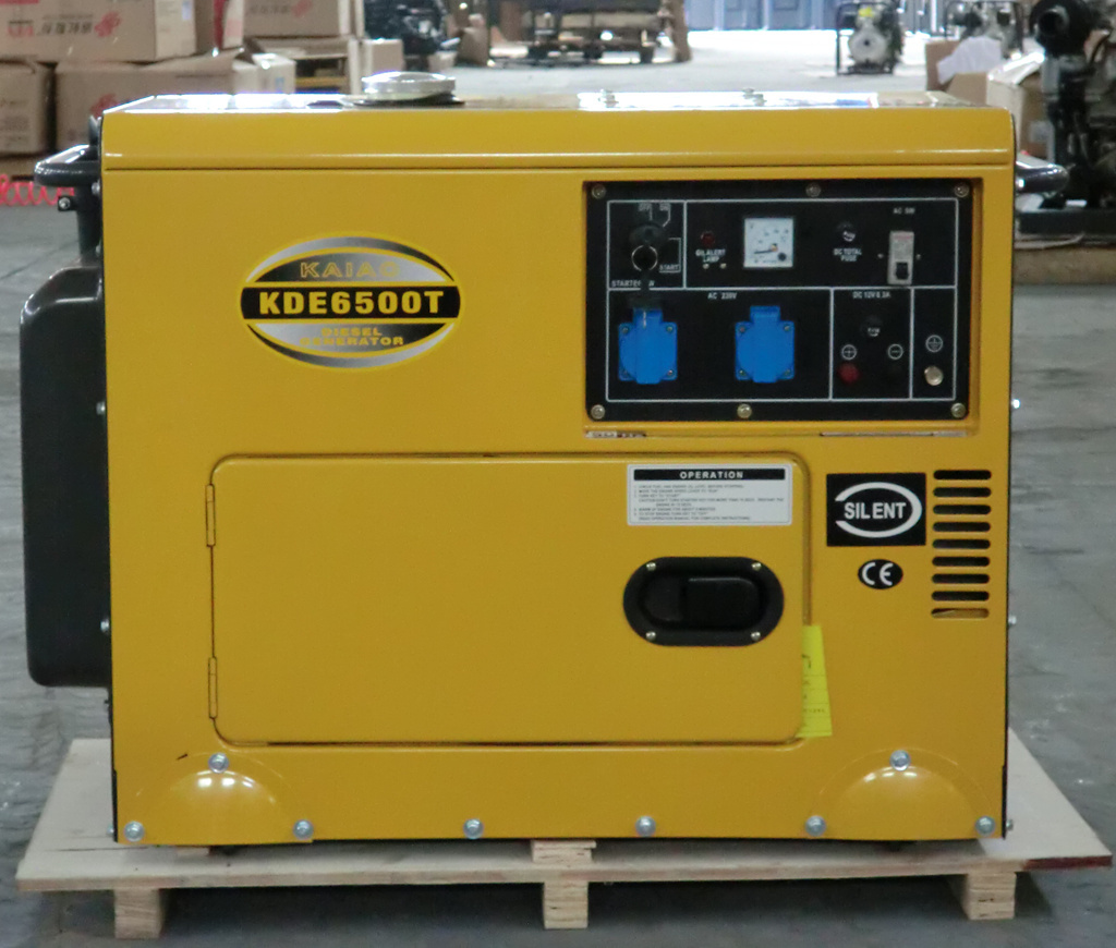 5kw Silent Diesel Generator Set KDE6500T Silent Generator