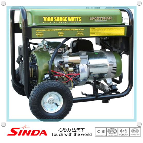 7000 Surge Watts Portable Electric Generator Sportsman