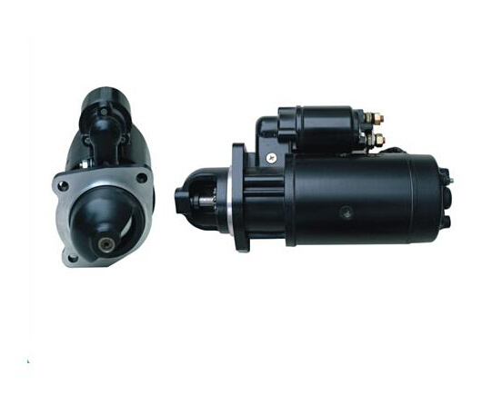 Truck Starter with Integral Alternator