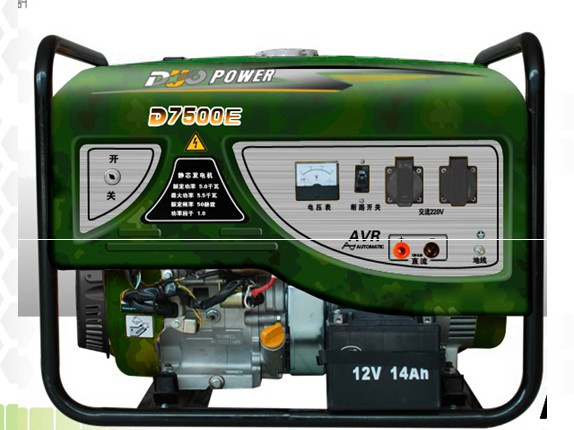 Gasoline Generator (D7500E)