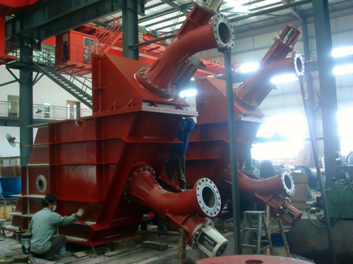 Double Nozzles Horizontal Pelton Turbine Unit