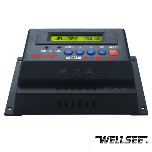 CE Iec RoHS Wellsee Solar Regulator 20A 25A 30A (WS-C2430)