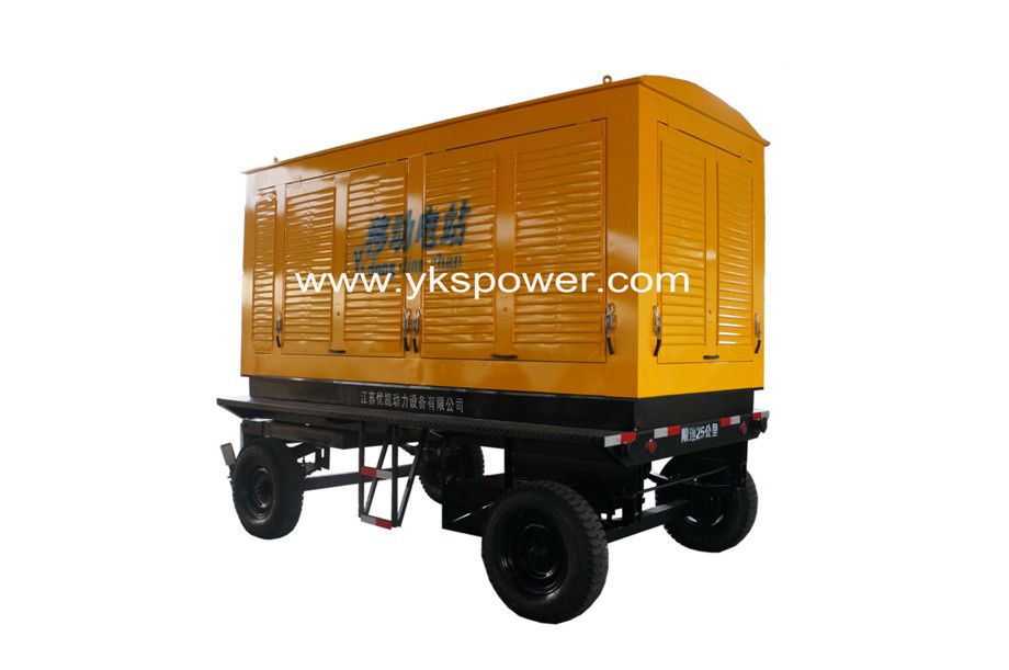 Jiangsu Youkai 400kw Shangchai Generator with Rain-Proof Tank