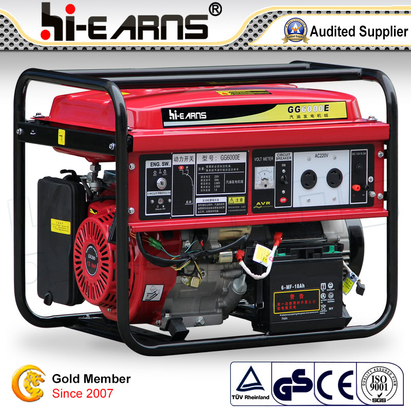 5kw Petrol Generator Gasoline Generator (GG6000E)