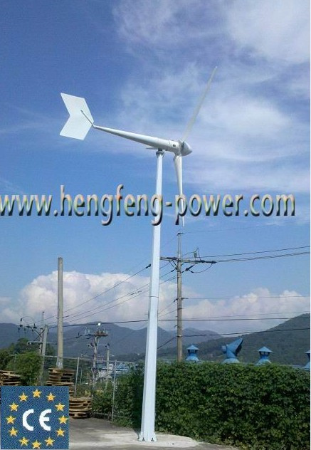 Horizontal Axis Schneider Relays Wind Generator for Villa 3000W
