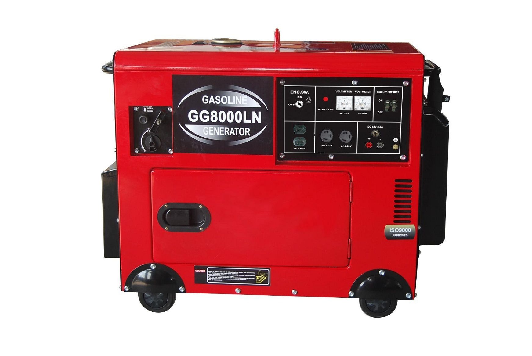 7 kVA Silent Gasoline Generator (GG8000LN)