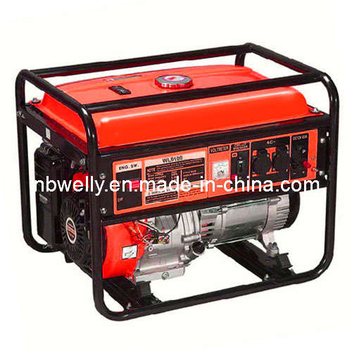 4-Stroke Single Cylinder Gasoline Generator / Gasoline Generator Sets (WL6500A)