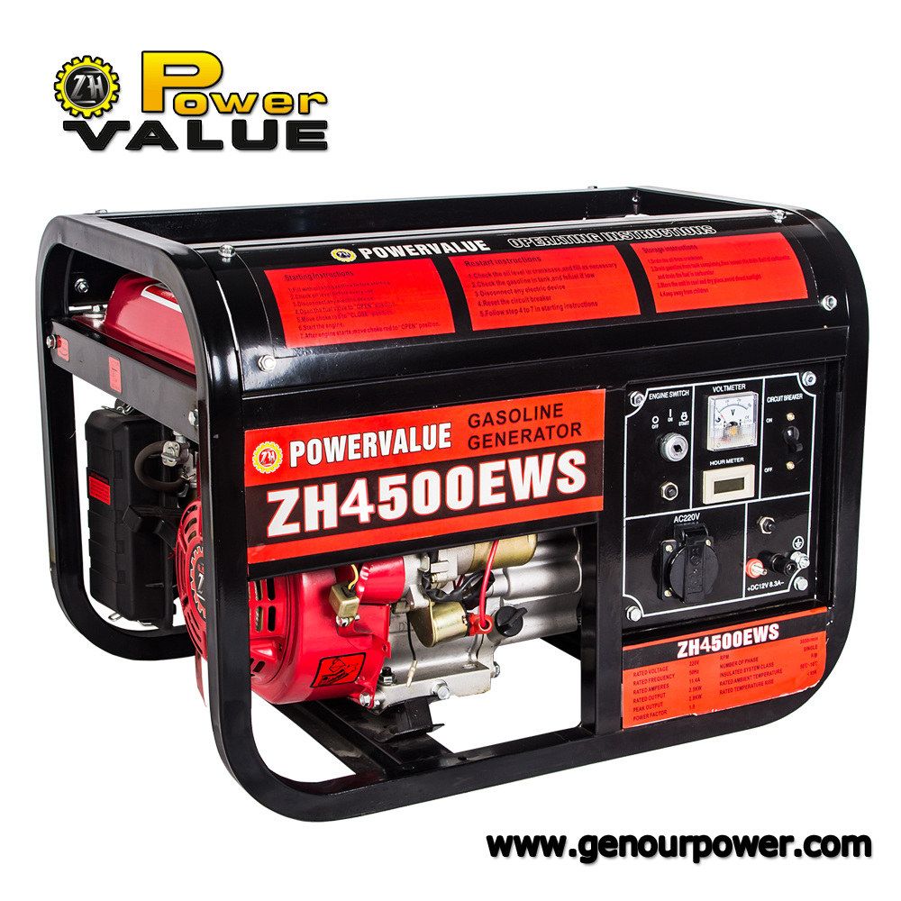3000W Portable Gasoline Generator 220V
