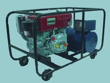 Water-Cooled Single Cylinder Generator Set