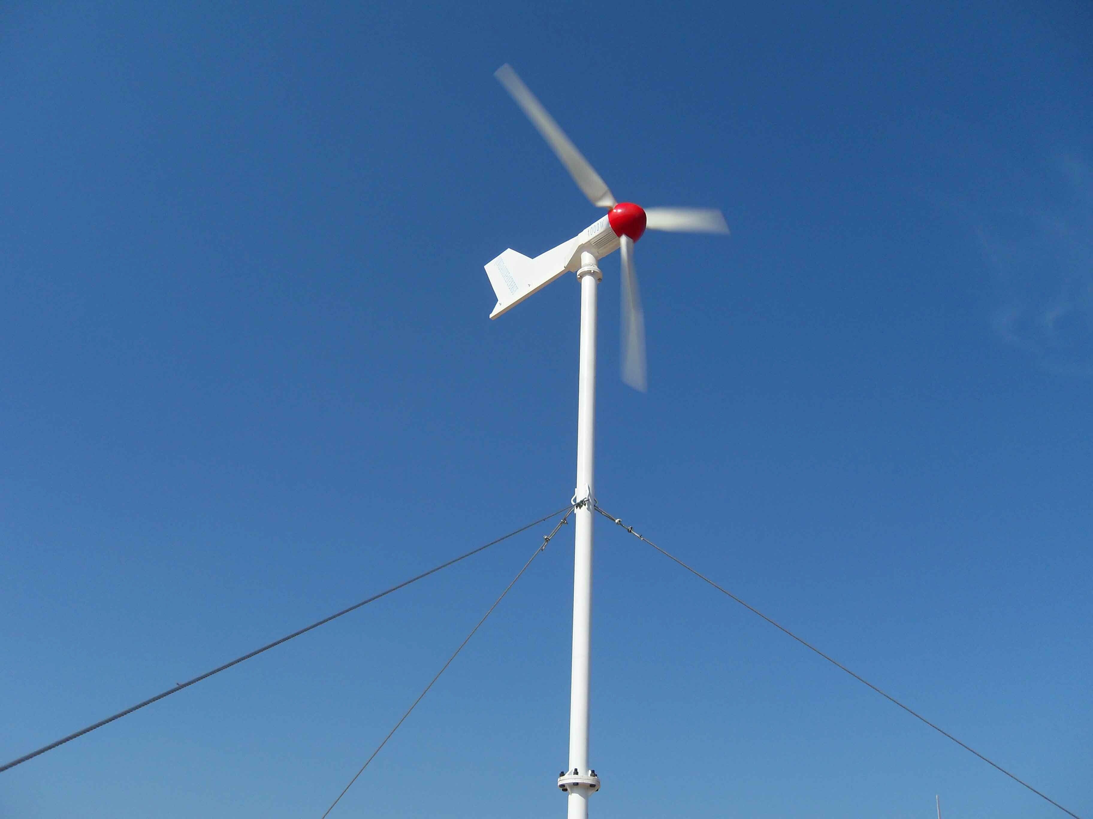 1kw Horizontal Axis Wind Generator System
