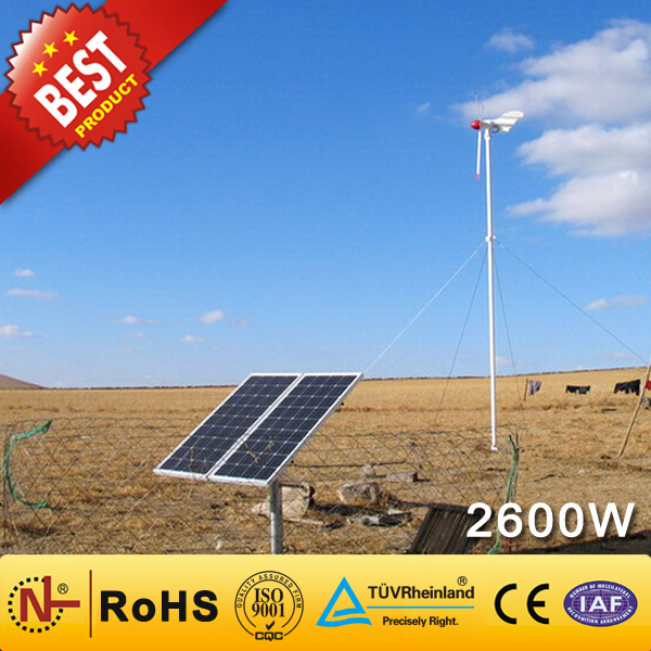 China Manufacturer of Wind Solar Generator-2kw+600W (Wind Turbine Generator 90W-300KW)