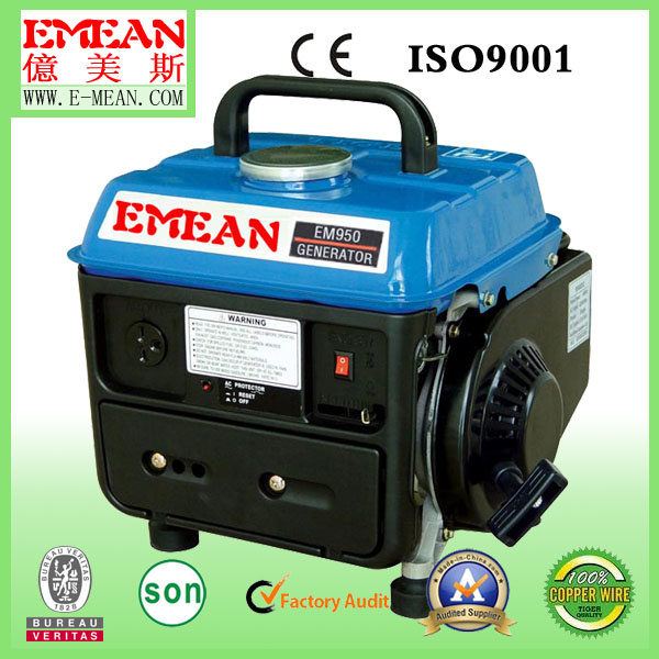 600W Petrol Small Electric Gasoline Generator