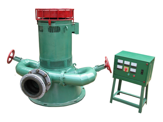 10kw Coil Pipe Four Nozzle Incline Jet Water Turbine Generator