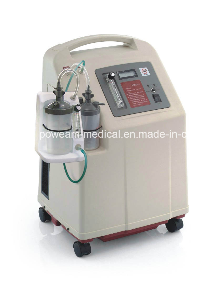 CE, FDA Approval 1-5L/Min Low Noise Double-Flow Oxygen Concentrator