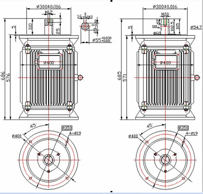 10kw 200rpm Low Speed Vertical Permanent Magnet Wind Generator