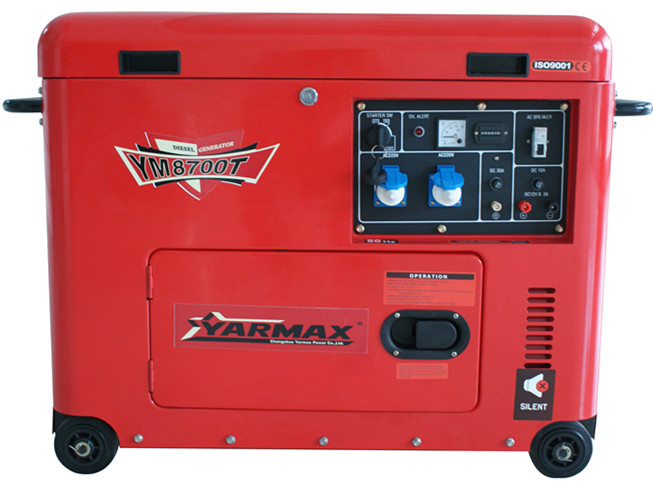Single Cylinder Silent Type Air Cooled Diesel Generator