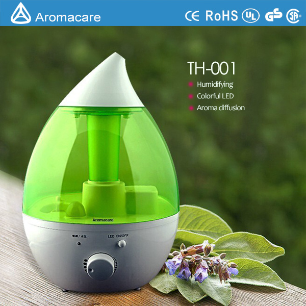 Colorful LED Light Big Capacity 2.4L Misting Fan Humidifying (TH-001)