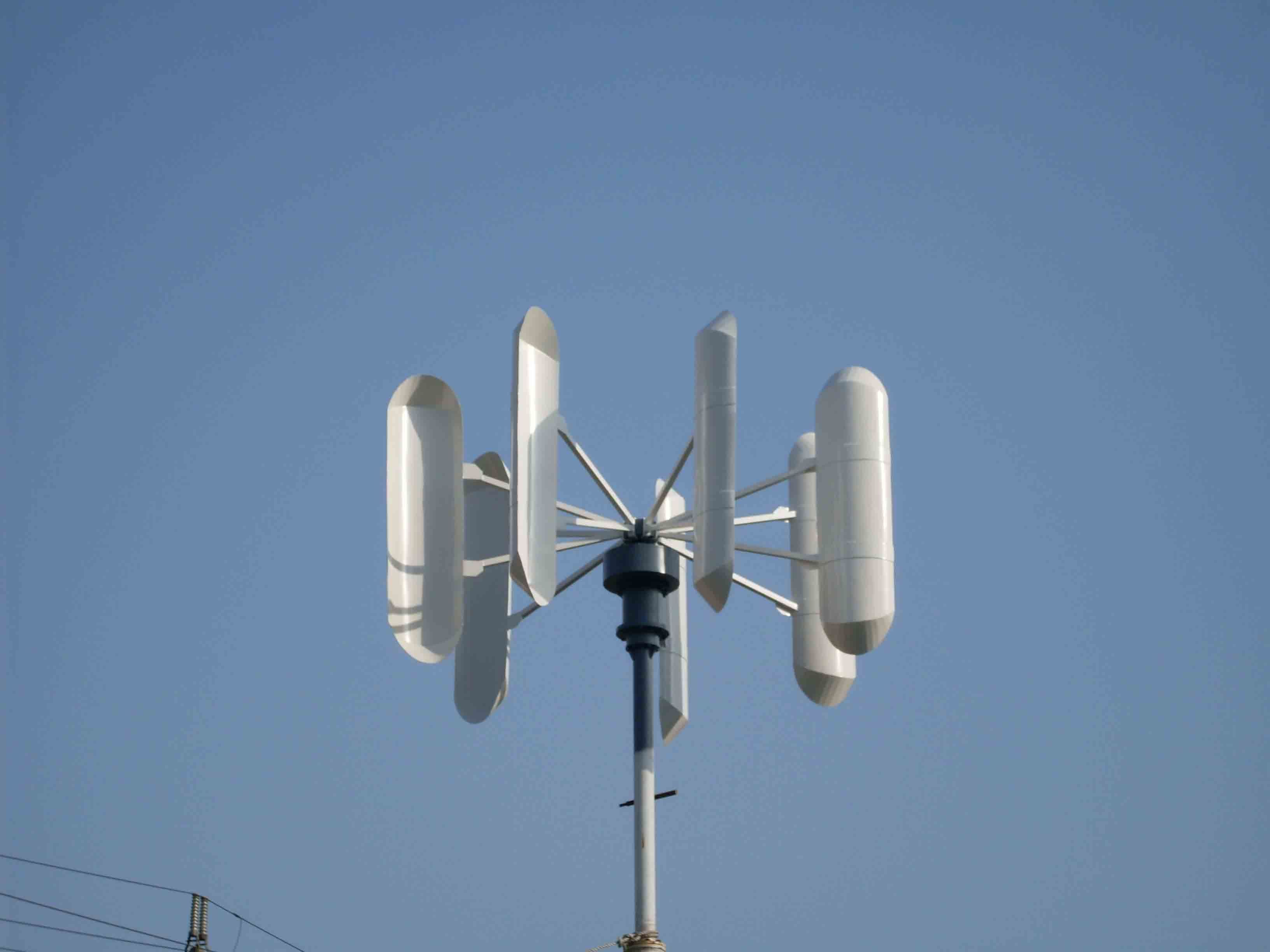 2000W Vertical Axis Wind Permanent Magnet Turbine/Generator