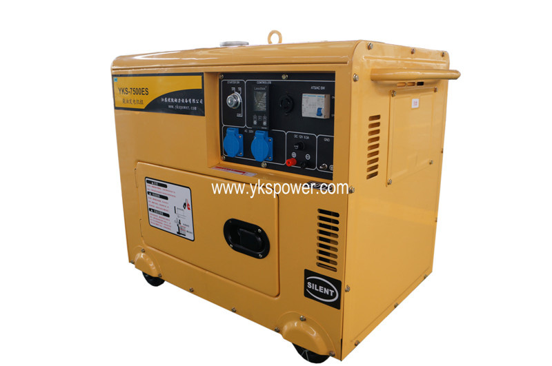 5.5kw Small Air-Cooled Silent Type Diesel Generator with ATS