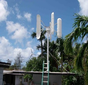 Vertical Axis Wind Turbine (Generator) 1KW/55RPM