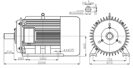 100kw~400kw Hydro Permanent Magnet Generator/Wind Generator