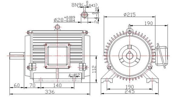 Horizontal Wind Turbine Generator 1kw 250rpm