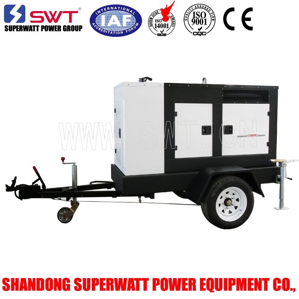 Trailer Mounted Generator Powered by Cummins/Volvo