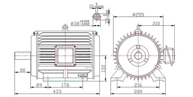 1.5kw 200rpm Horizontal Permanent Magnet Wind Turbine Generator