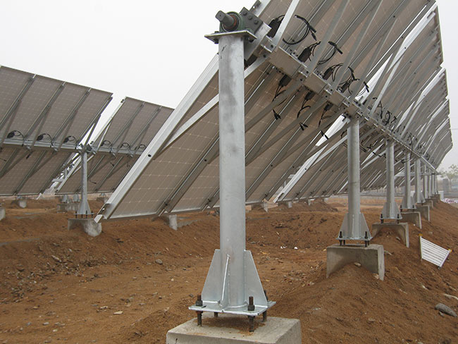 Solar PV Tracking System (Horizontal Single Axis Tracking System)