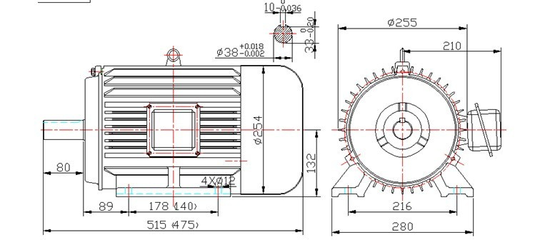 High Efficiency 1500rpm Permanent Magnet Generator (5.5kw-11kw)
