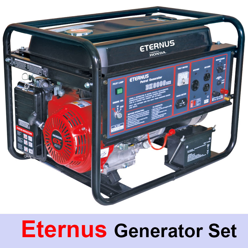 Hotel Electric Start Gasoline Generator (BH8000DX)