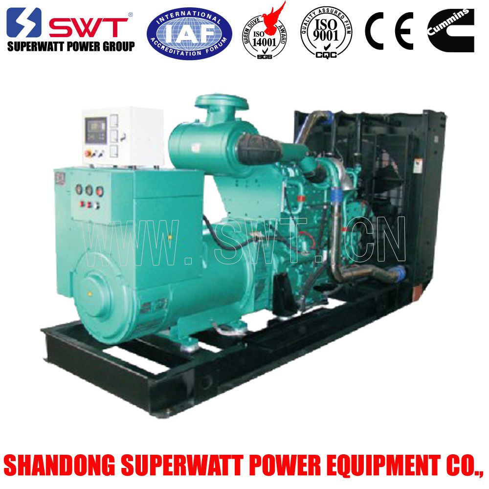Open Type Generator Set by Cummins Engine Power 800kVA