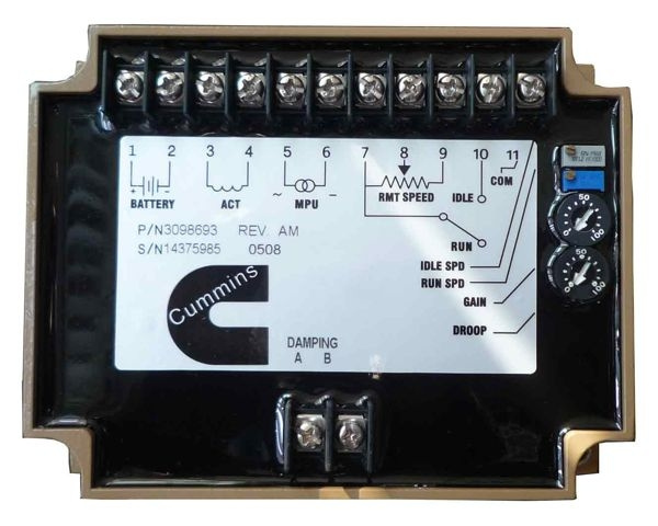 Cummins Speed Governor 3098693 Controller 3098693
