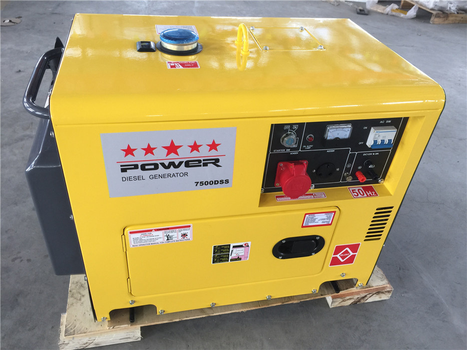 5kVA/ 6kVA Silent Type Diesel Generator with ATS Optional