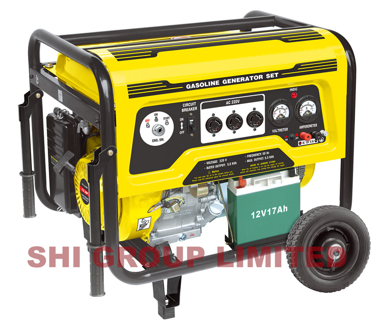 Gasoline Power Generator 4 Kw CE Standard E-Start