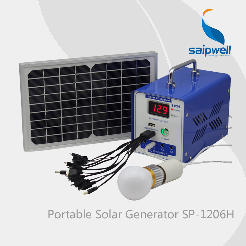 Saipwell Household Portable Solar System Generator (SP-1206H)